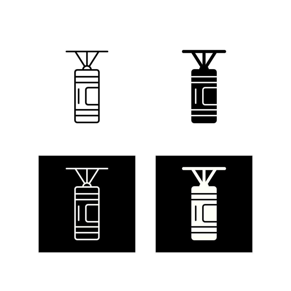 Punching Bag Vector Icon