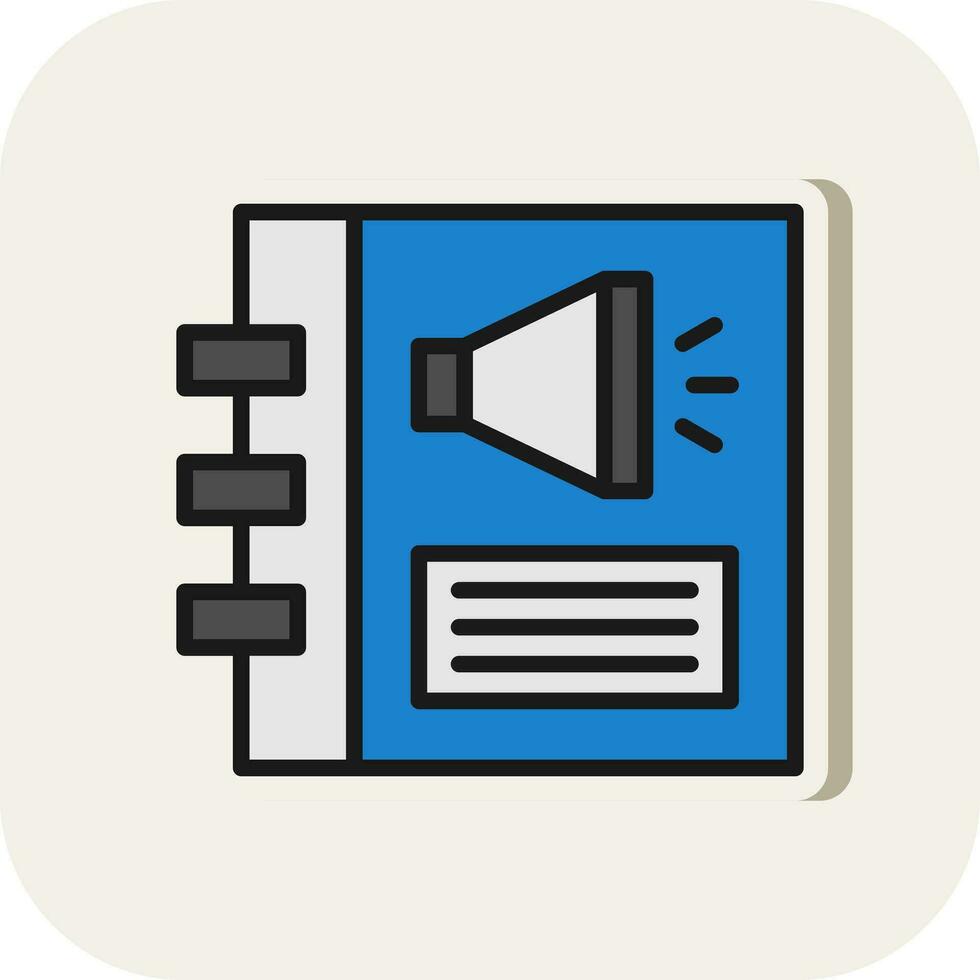 Audiobook Vector Icon Design