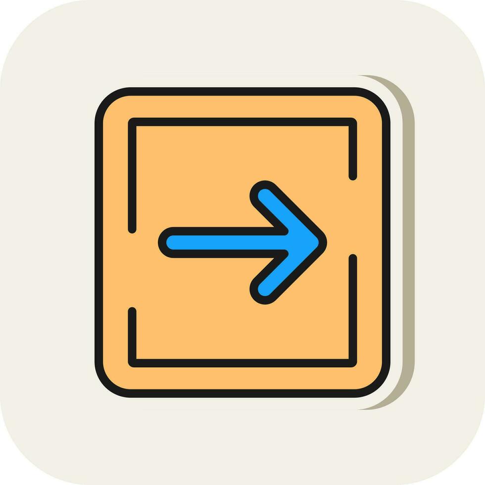 Right Arrow Vector Icon Design