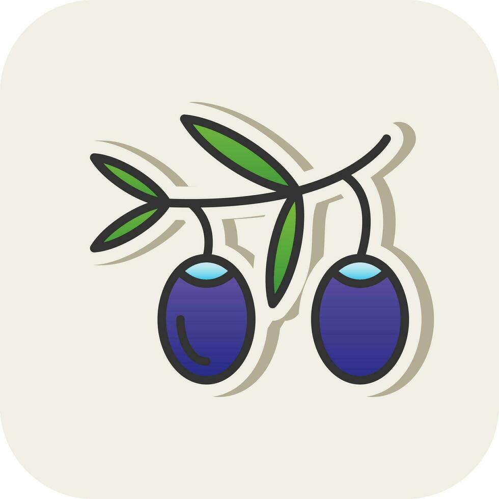 Olives Vector Icon Design