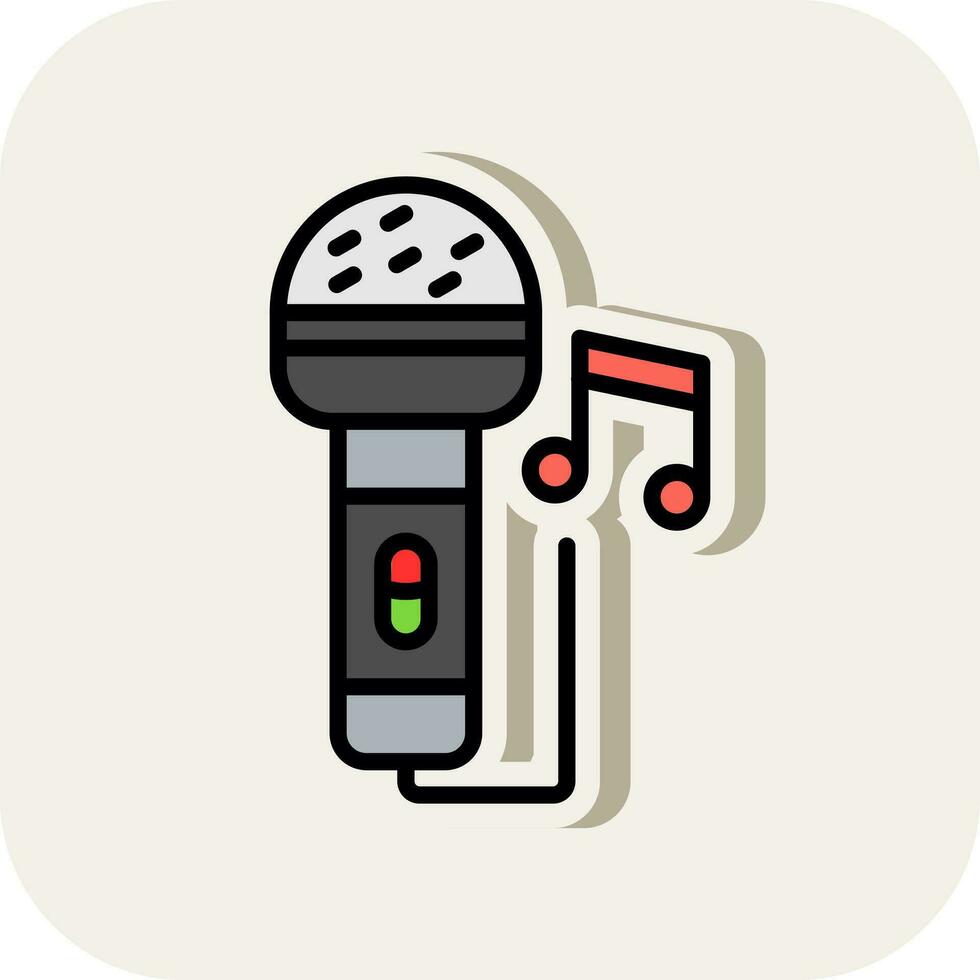 micrófono vector icono diseño