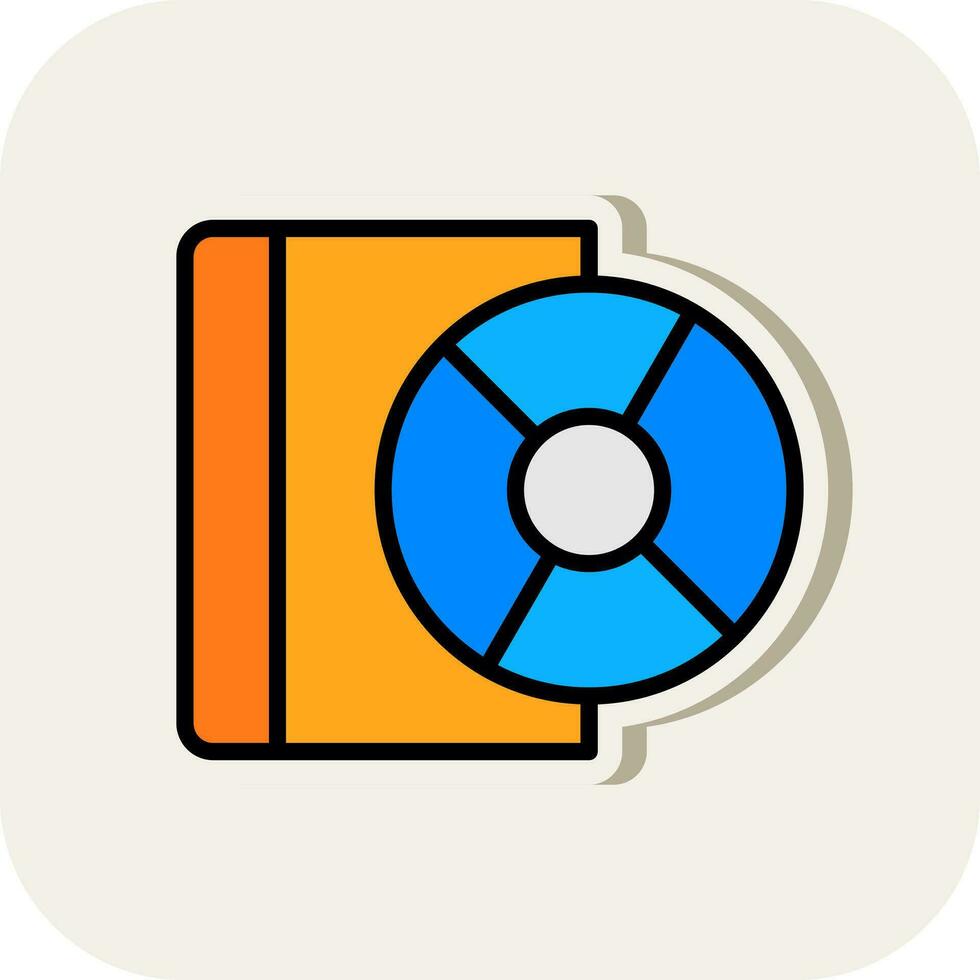 compacto disco vector icono diseño