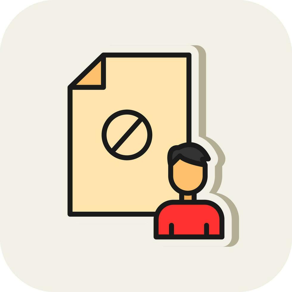 Termination Vector Icon Design