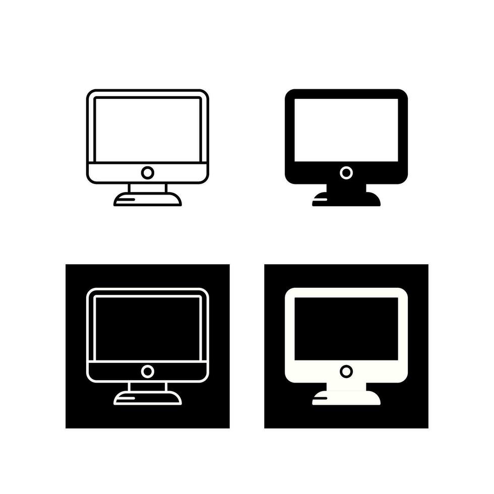 Monitor Vector Icon