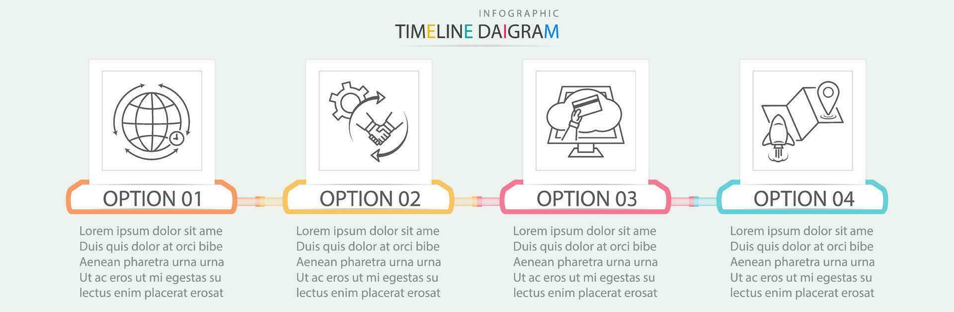 infographic business set 26-4 vector