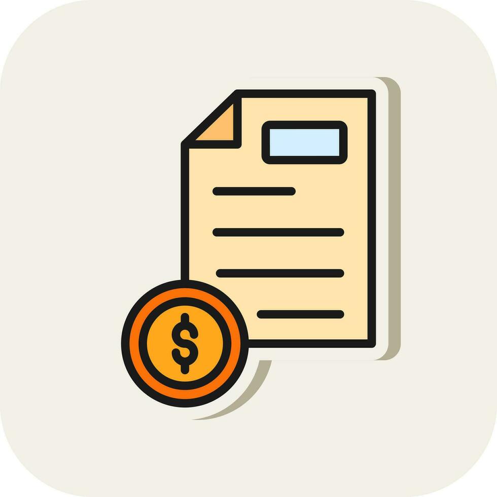 Contract Vector Icon Design