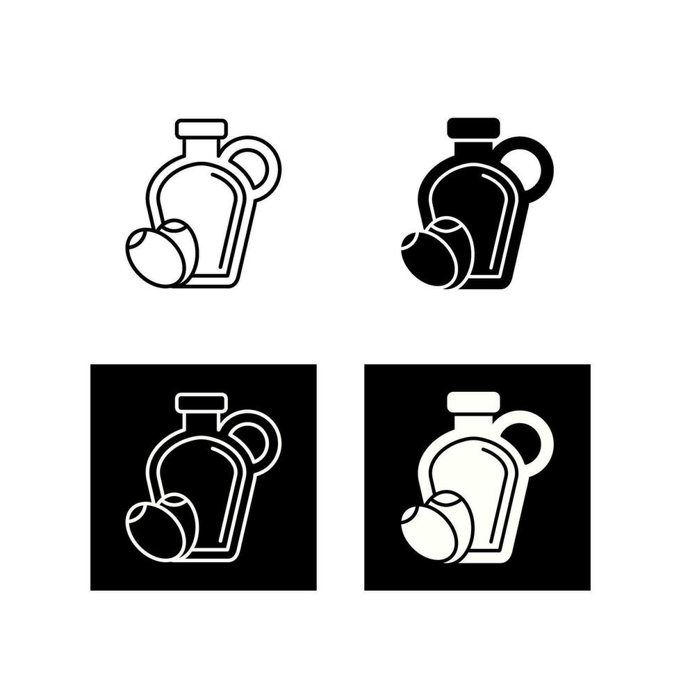 Olive Oil Vector Icon