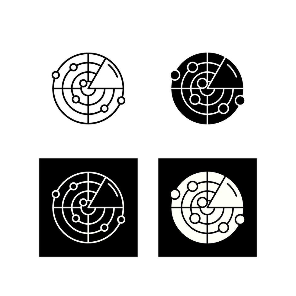 Radar Vector Icon