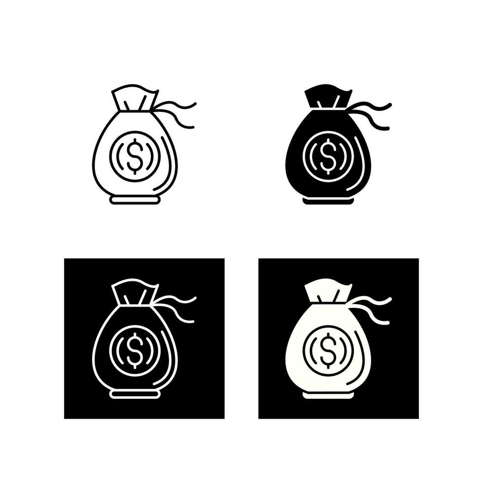 Money Bag Vector Icon