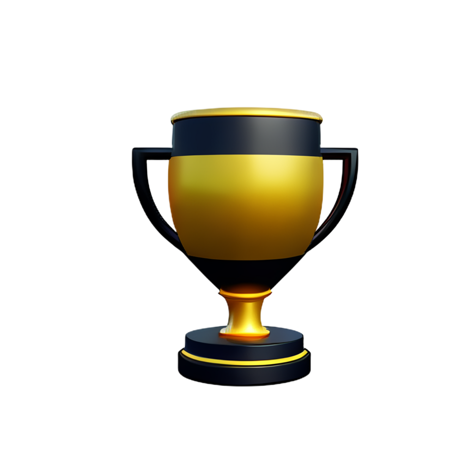 Trophy 3d icon png