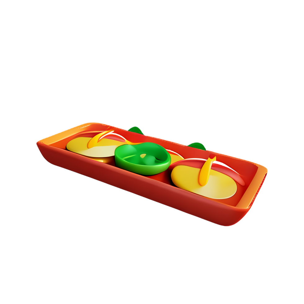 Enchiladas food 3d icon png