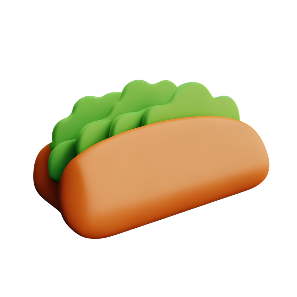 un tacos dibujos animados caliente perro en un blanco antecedentes png