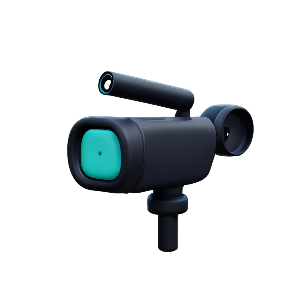 a camera with a green light on it png