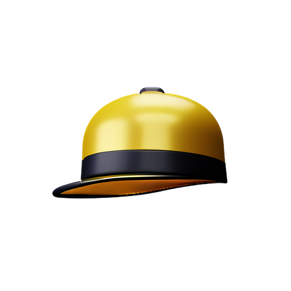a yellow baseball cap on a transparent background png