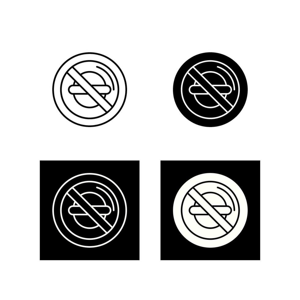 No Food Vector Icon