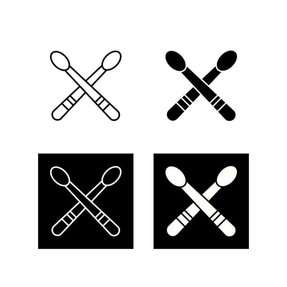 Drumsticks Vector Icon 28028632 Vector Art at Vecteezy