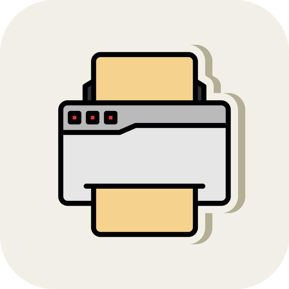 Printer  Vector Icon Design