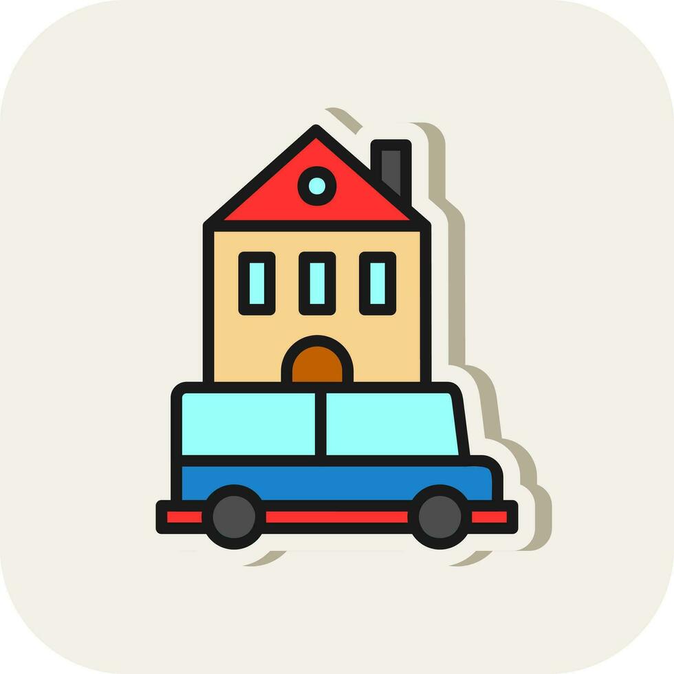 Shuttle Vector Icon Design
