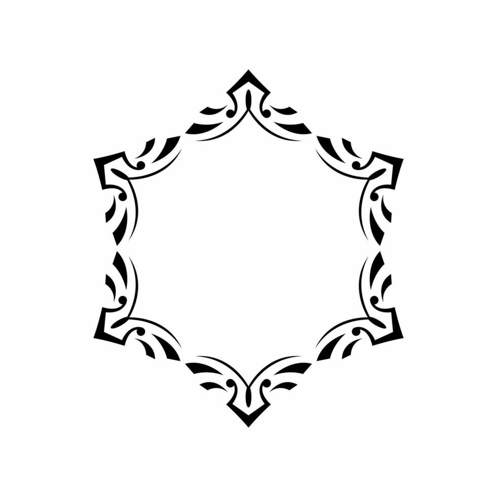 Vector ornament template design logo. Modern ornament vector for wedding invitation, background and print template design