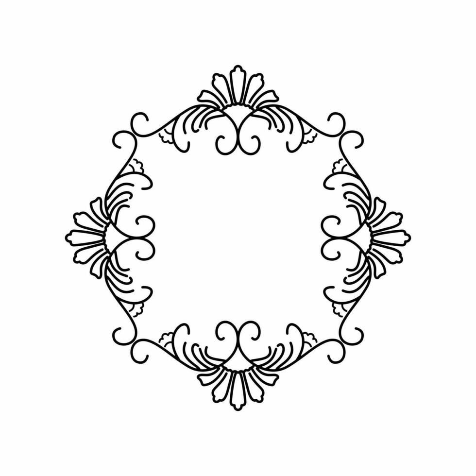 Vector ornament template design logo Modern ornament vector for