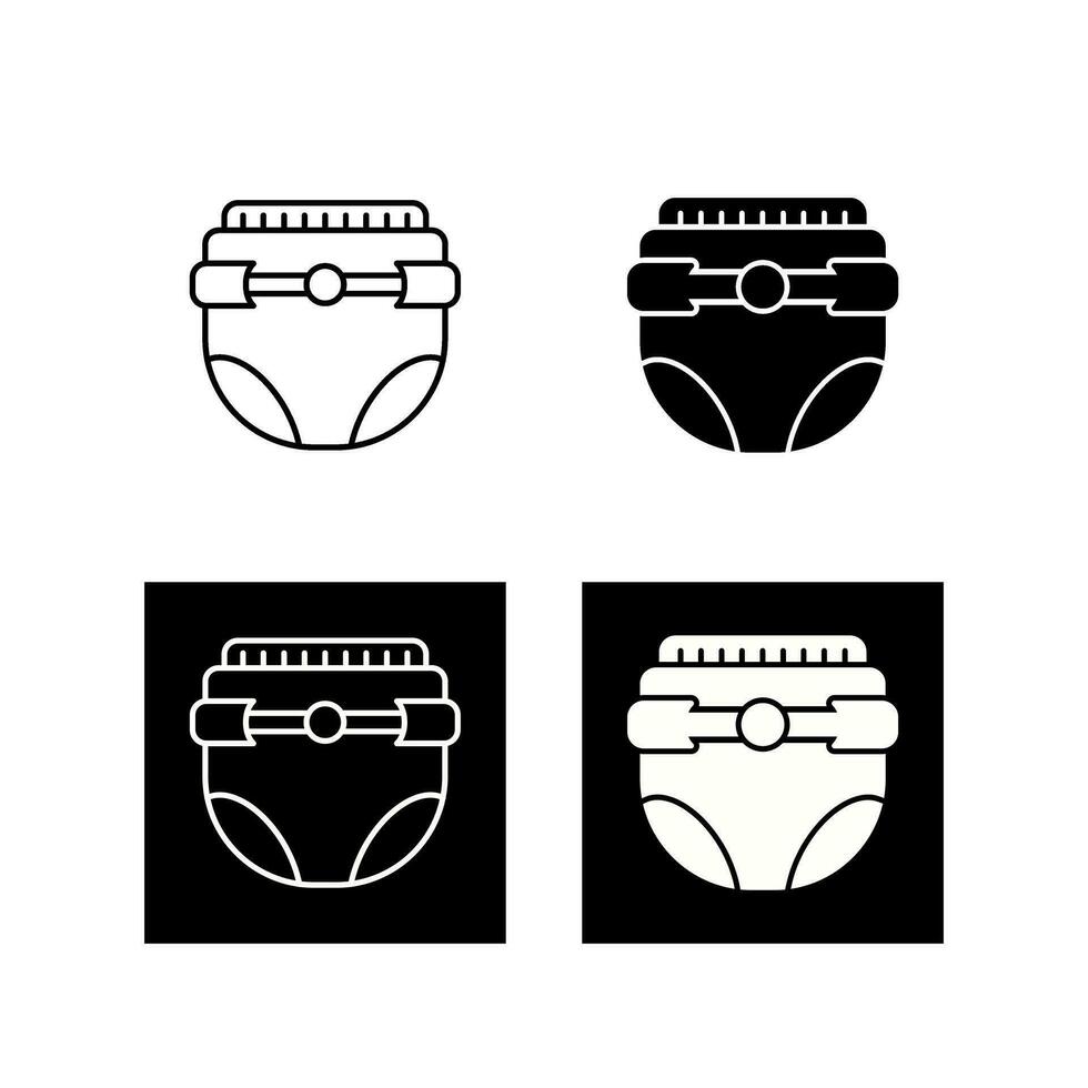 Diaper Vector Icon