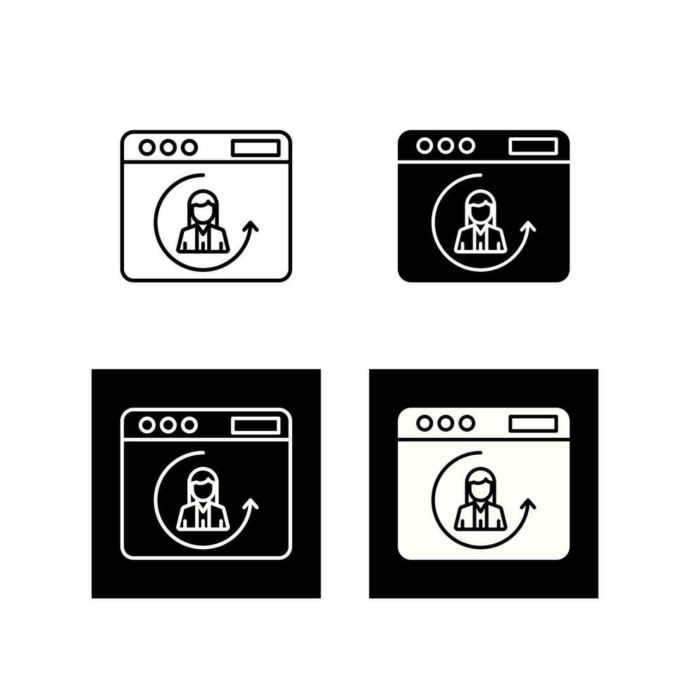 Return Visitor Vector Icon