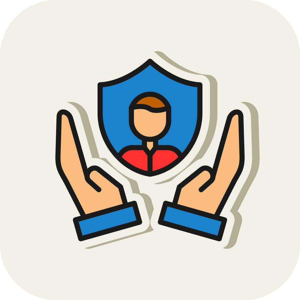 personal seguridad vector icono diseño