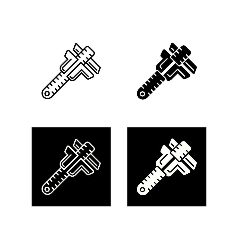 Vernier Caliper Vector Icon
