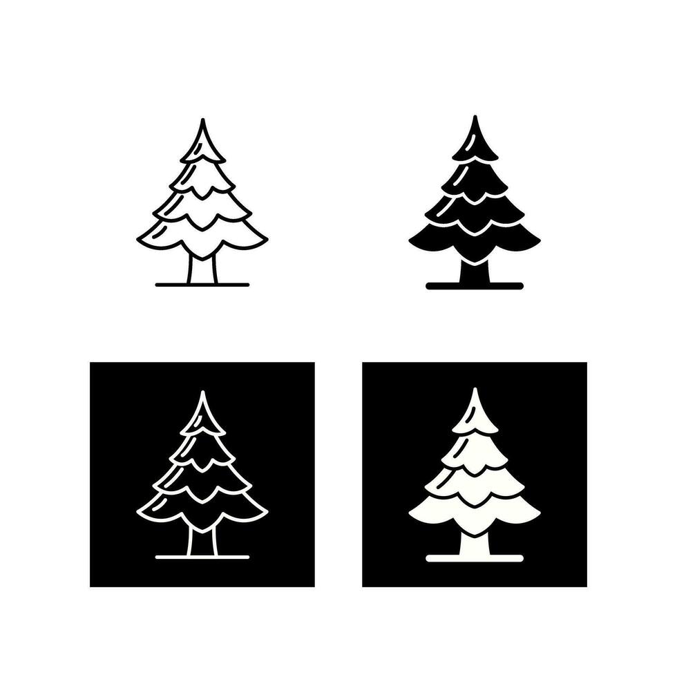 Pine Tree Vector Icon