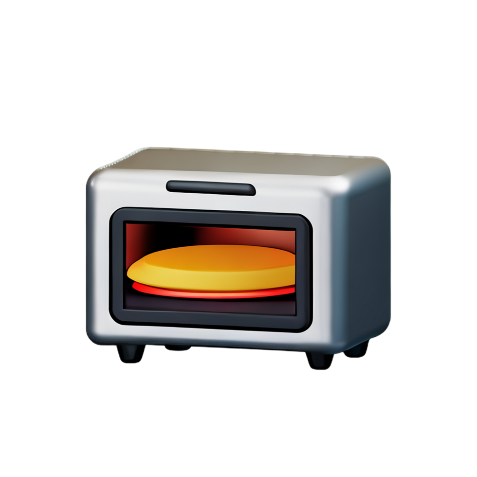 illustrazione 3d forno o microonde png