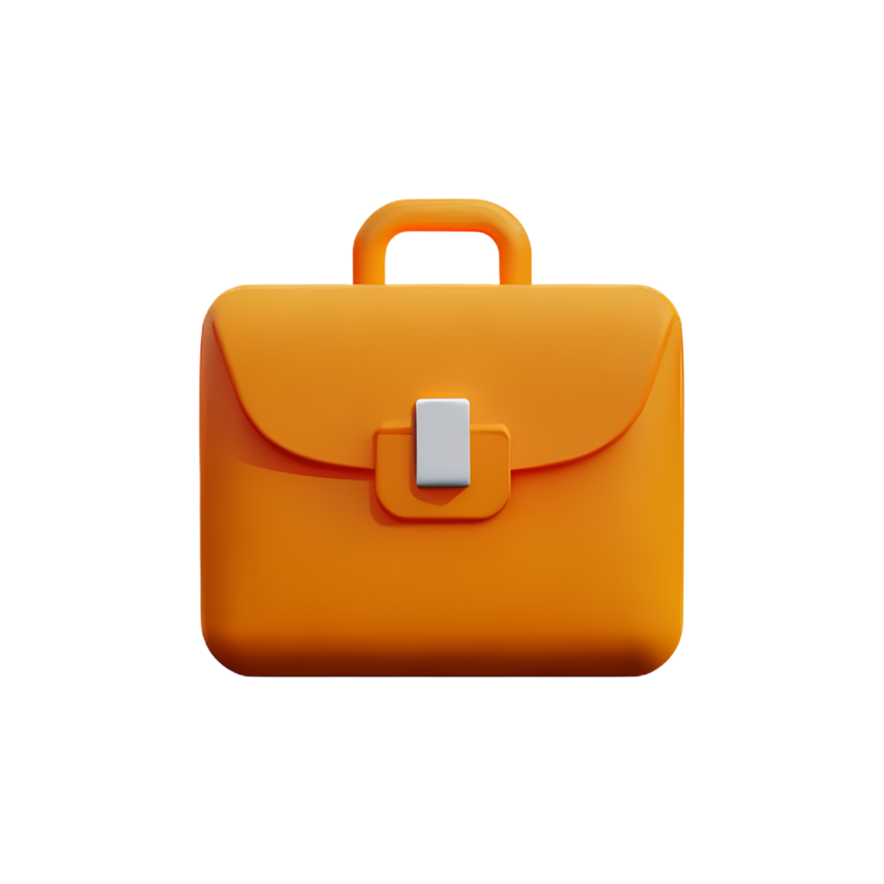 3d icon business empty briefcase png