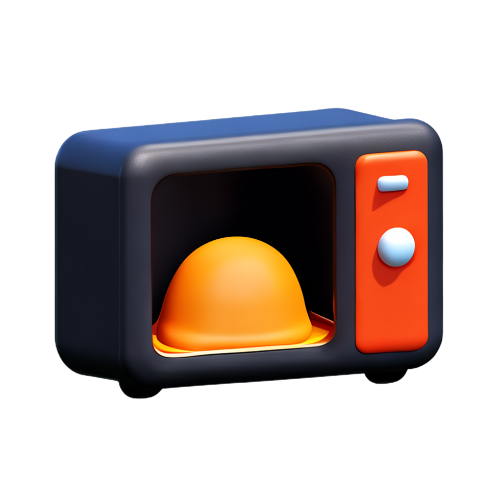 3d illustration oven or microwave png