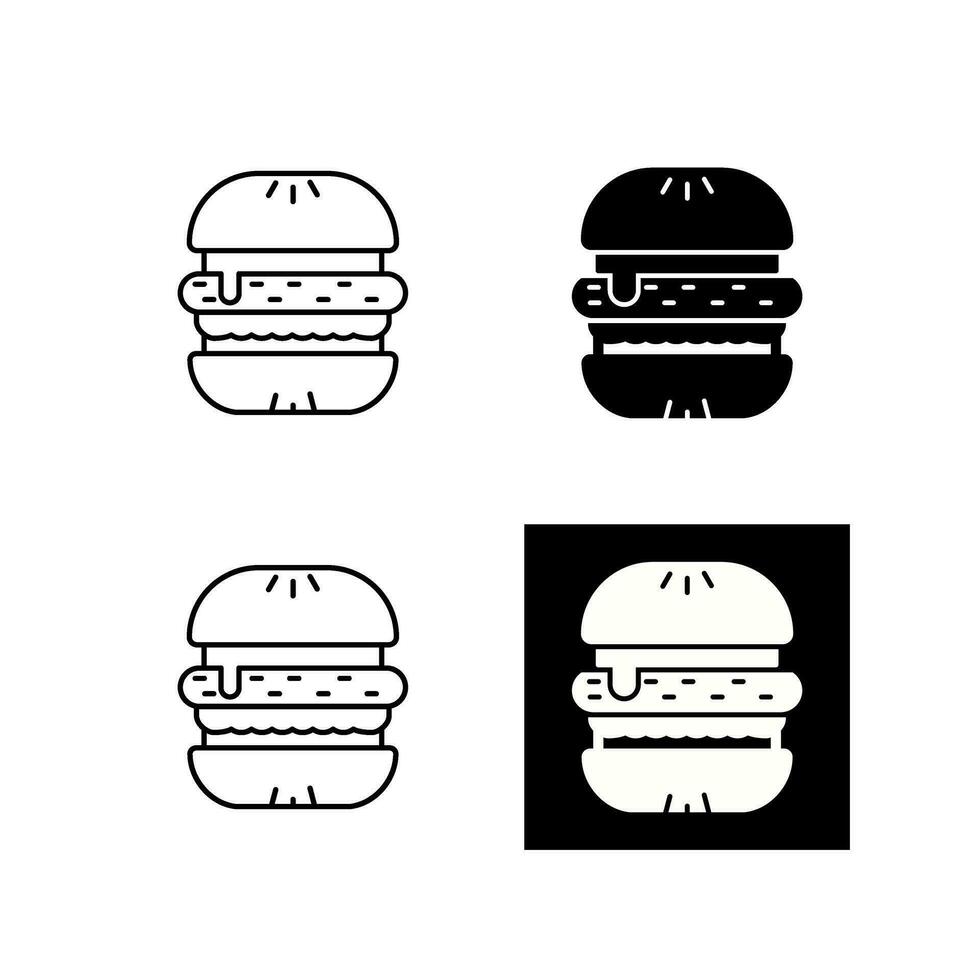 Burger Vector Icon