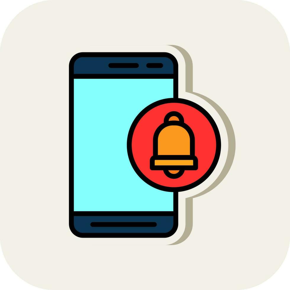 Mobile Alert  Vector Icon Design