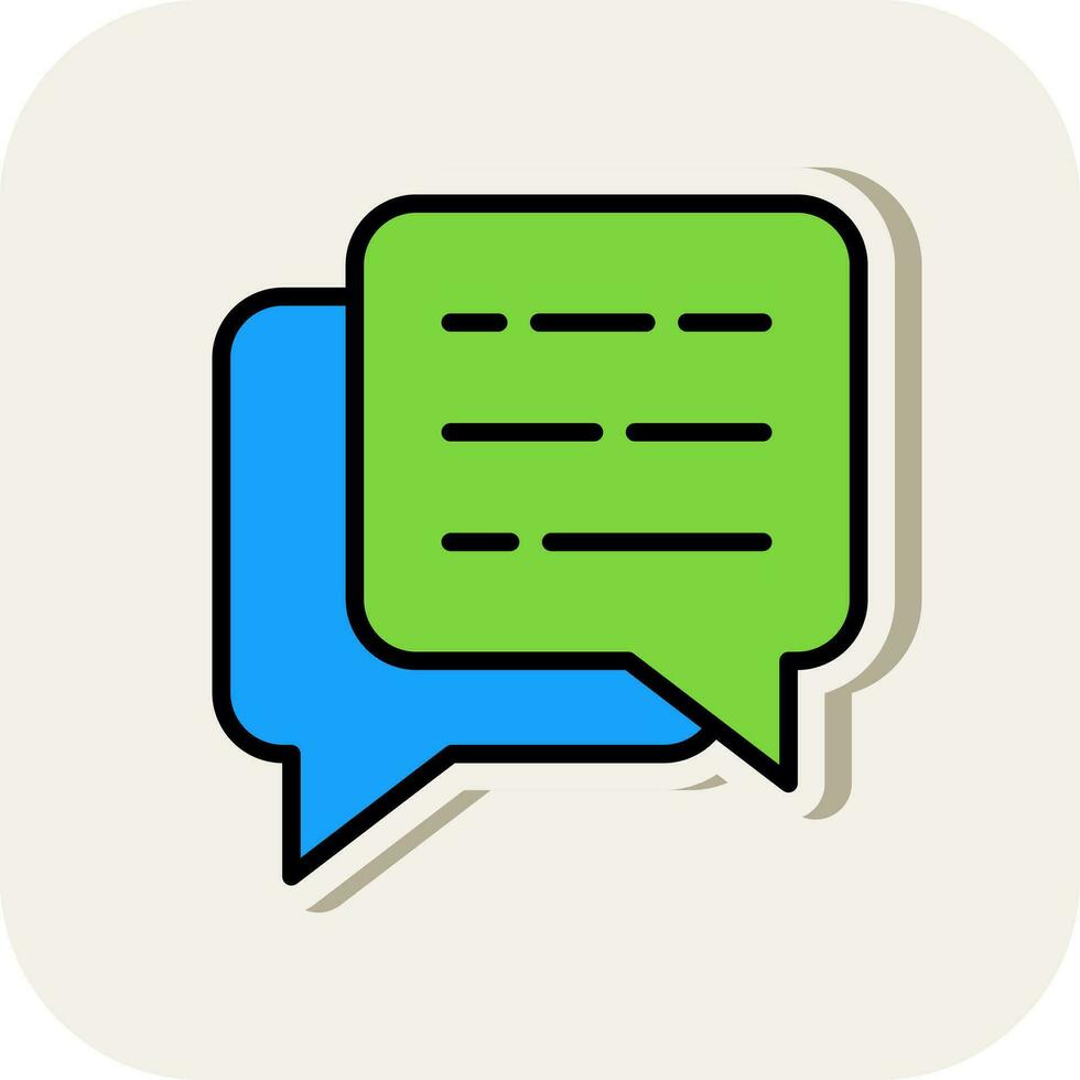 Chat Box  Vector Icon Design