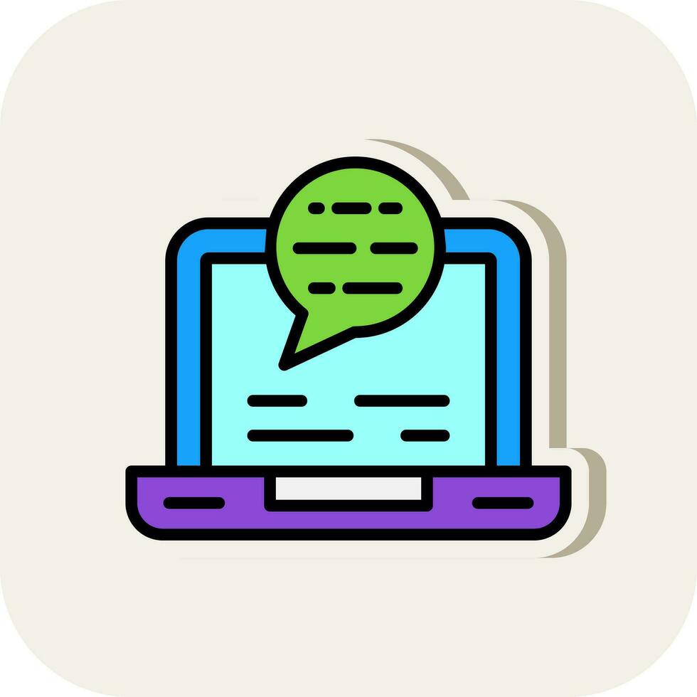 Chat  Vector Icon Design