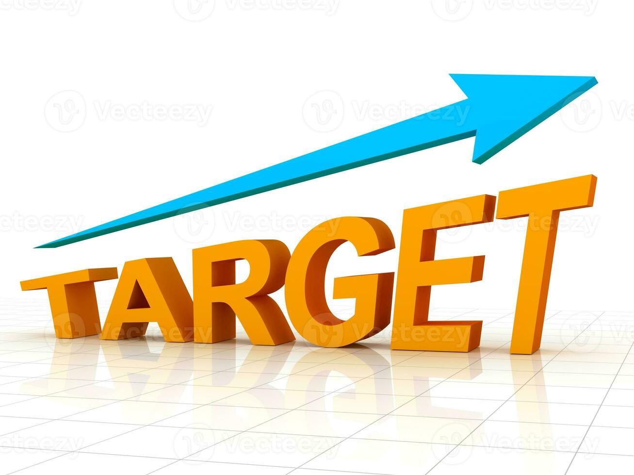 Target Text with Arrow photo