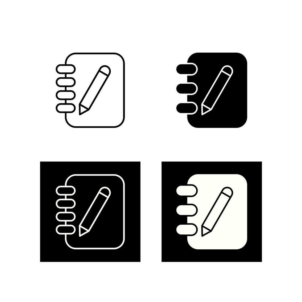 Notebook Vector Icon