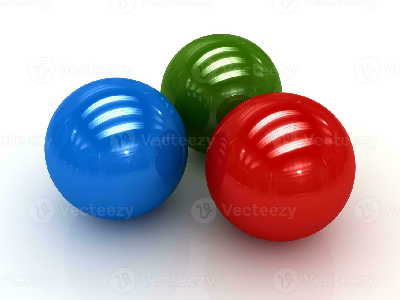 Colorful ball isolated photo