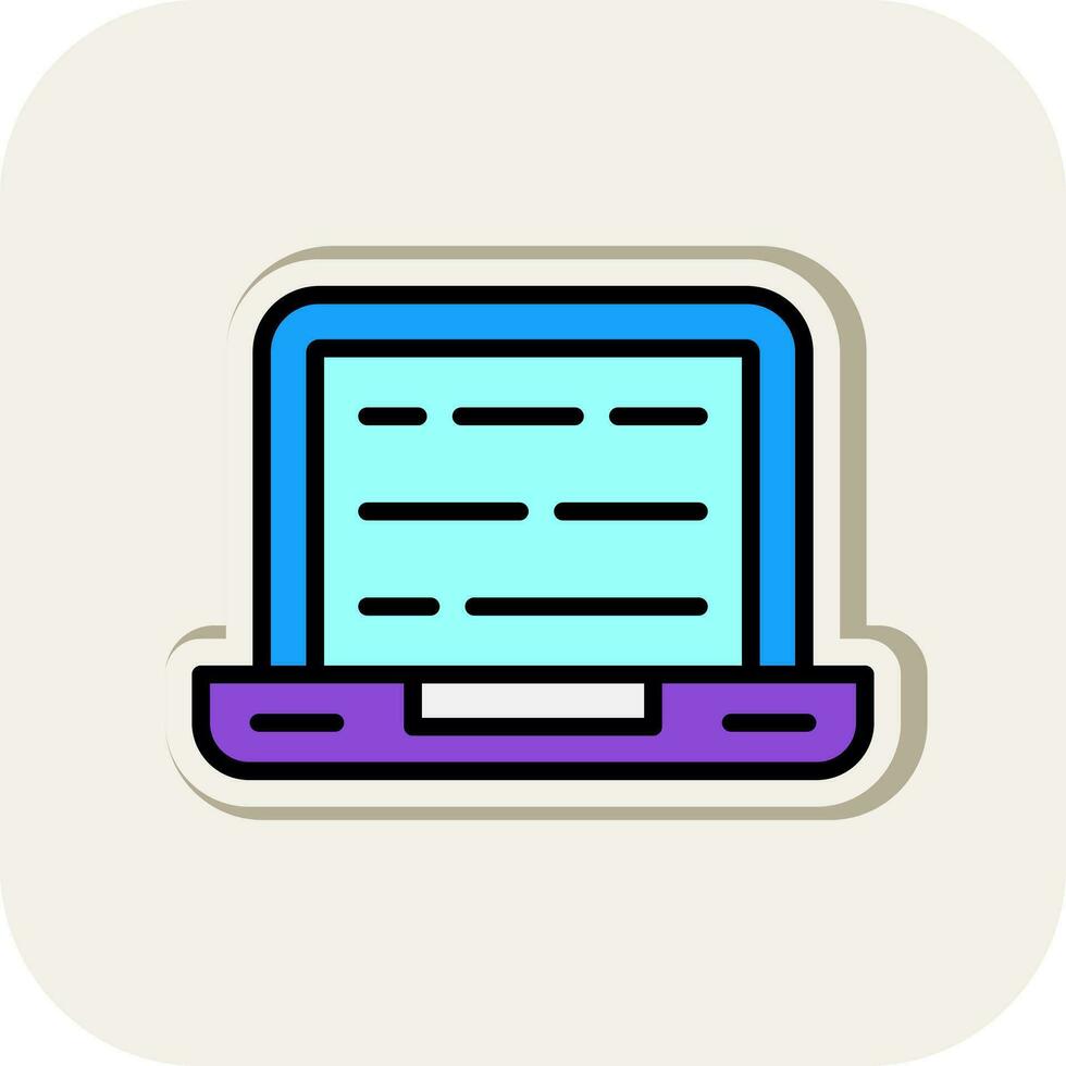 Laptop  Vector Icon Design