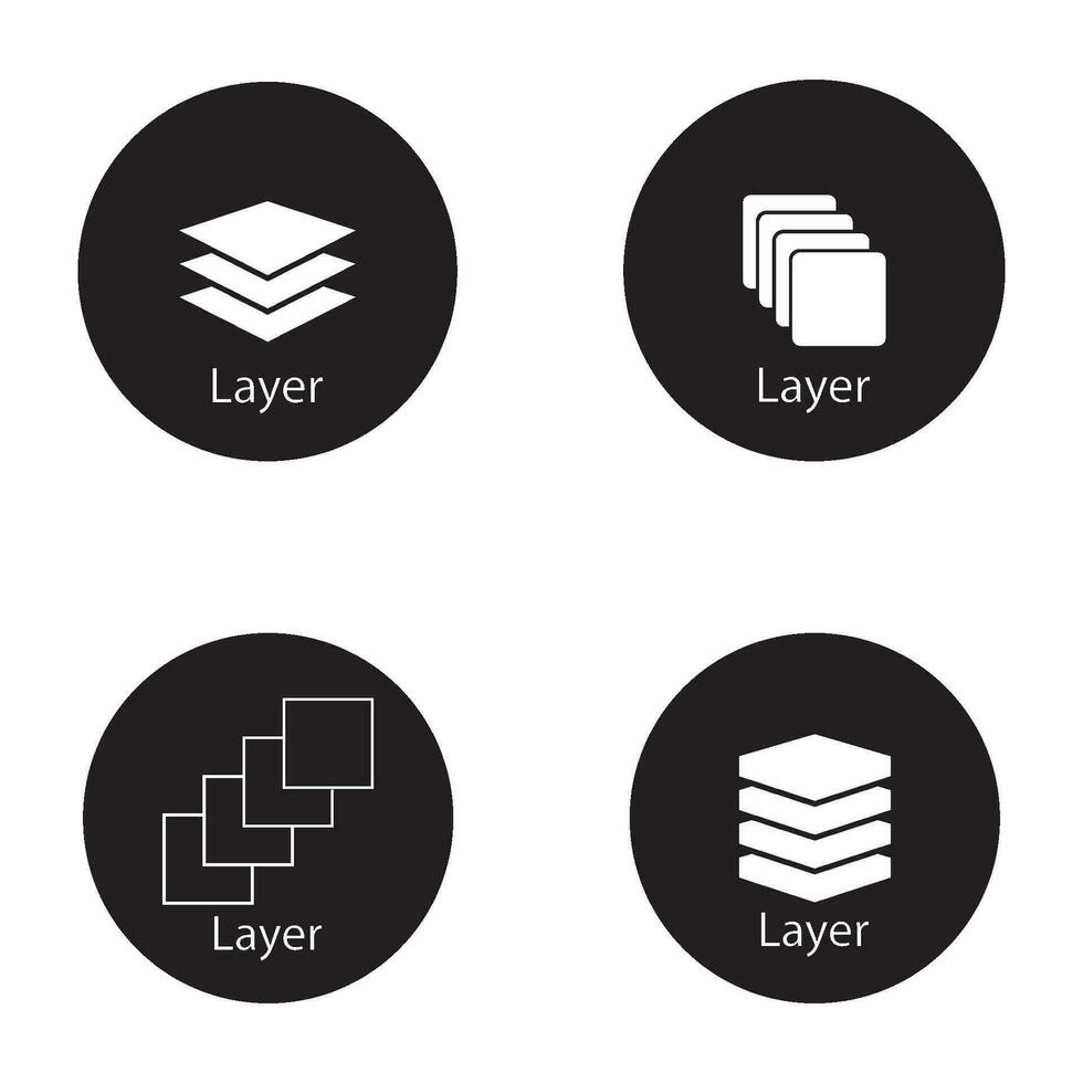 layer icon vector