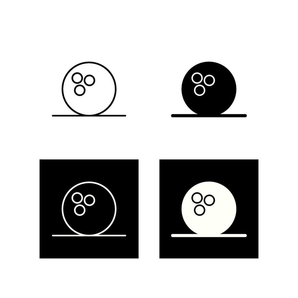 icono de vector de bolos