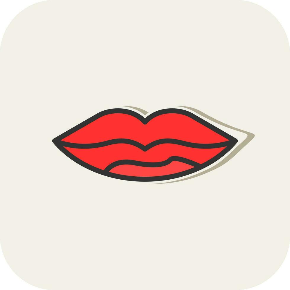 Lip  Vector Icon Design