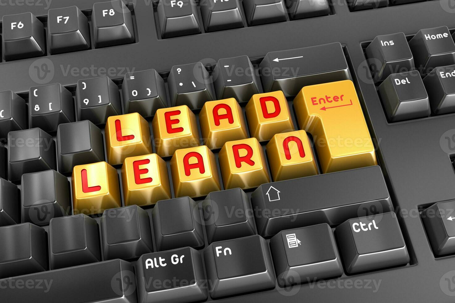 Lead and Learn made keyboard photo