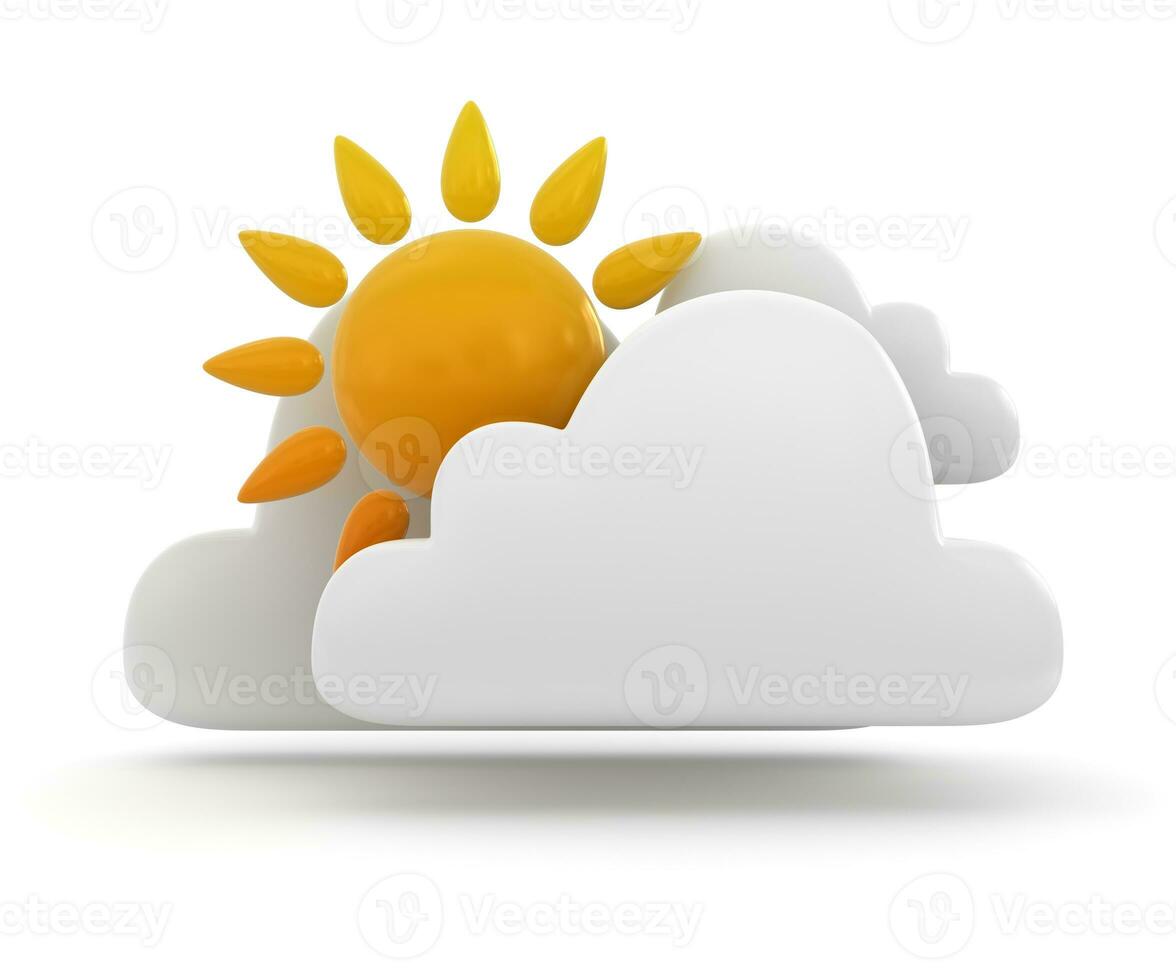 Weather symbol sun photo