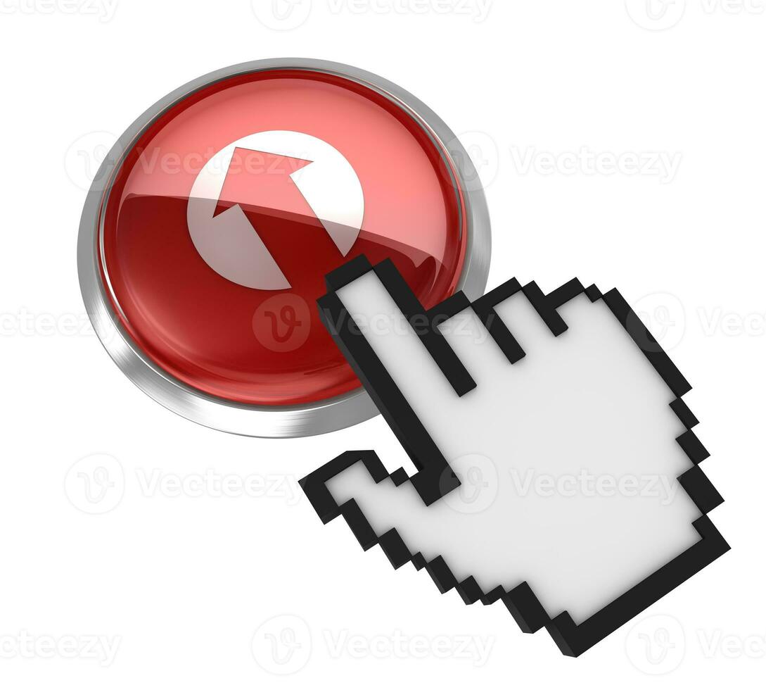 Red Upload button photo