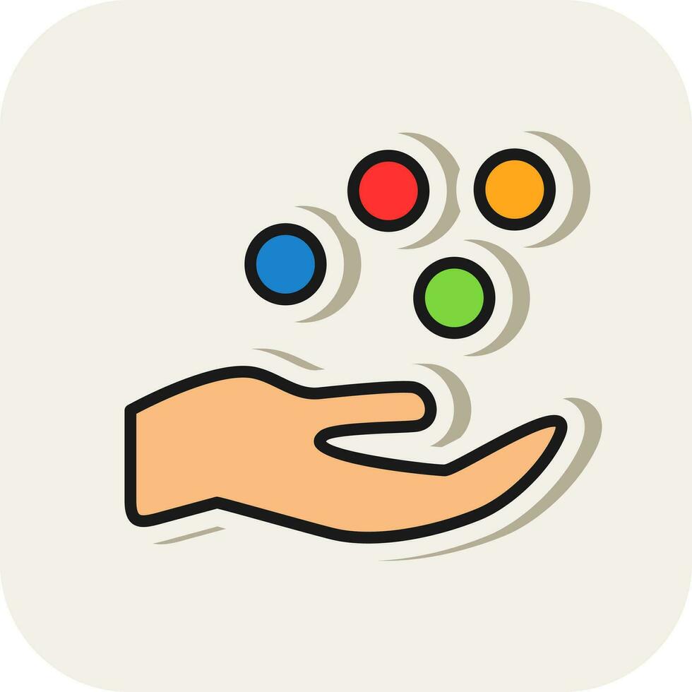 Juggle  Vector Icon Design