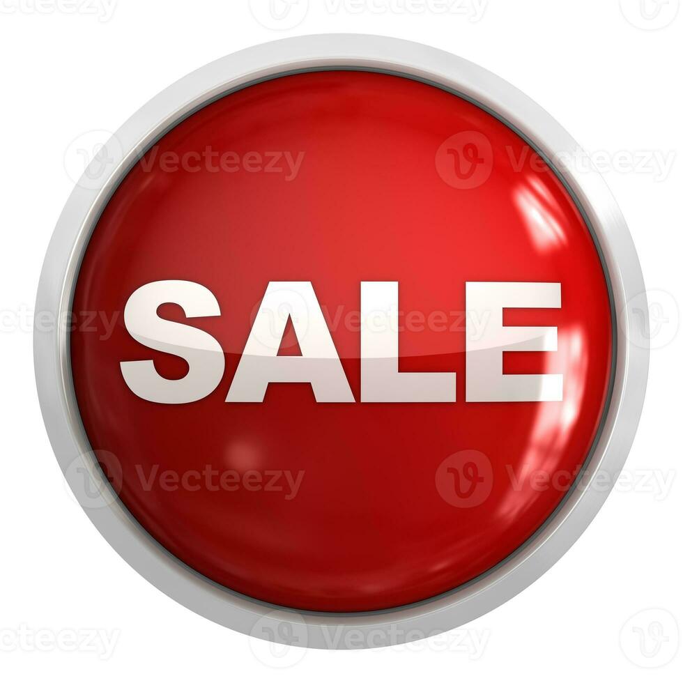 Red Sale button photo