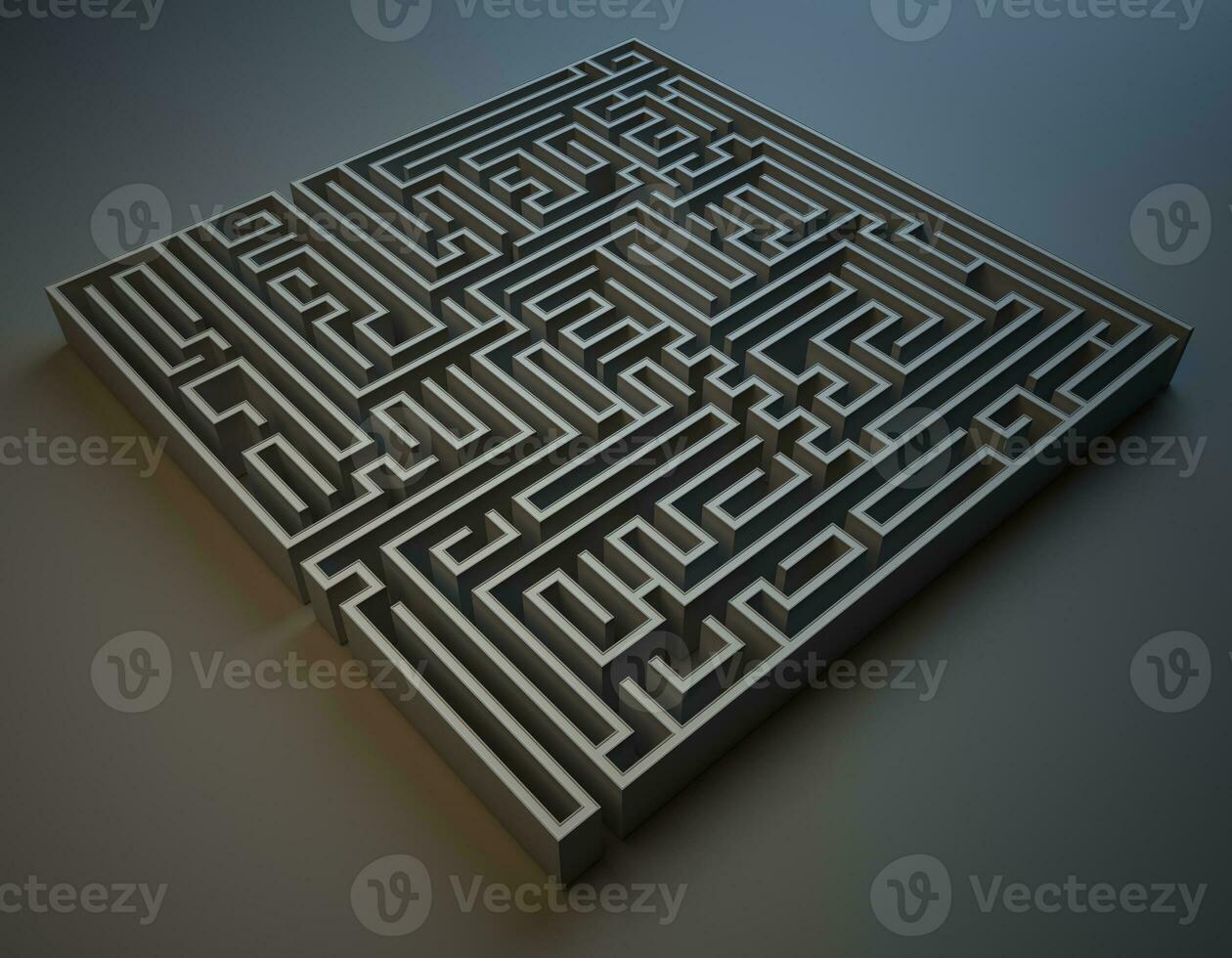 Chrome Square maze photo