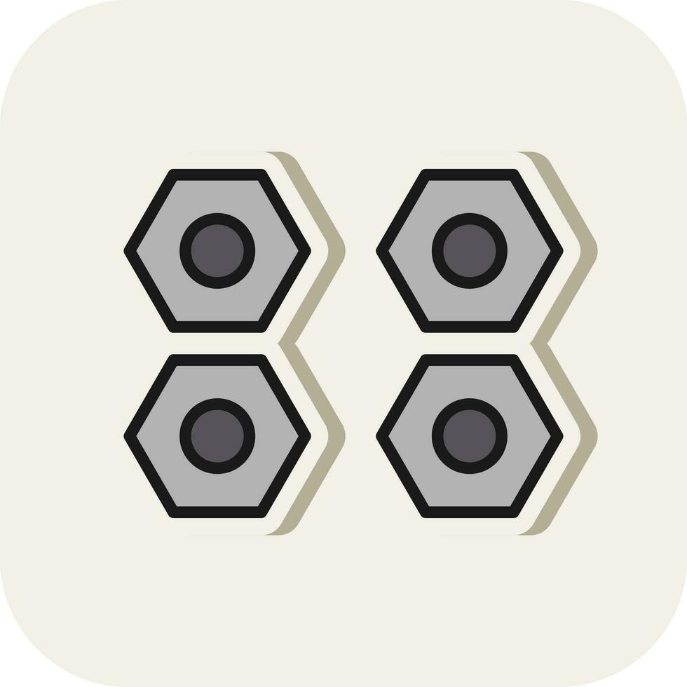Nuts  Vector Icon Design